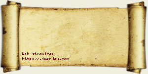 David Belobabić vizit kartica